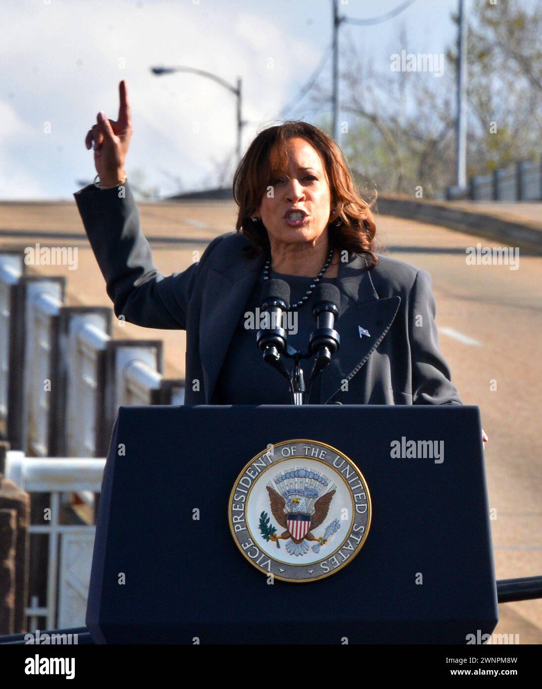 Tuscaloosa, Alabama, USA. 3rd Mar, 2024. VICE PRESIDENT KAMALA HARRIS