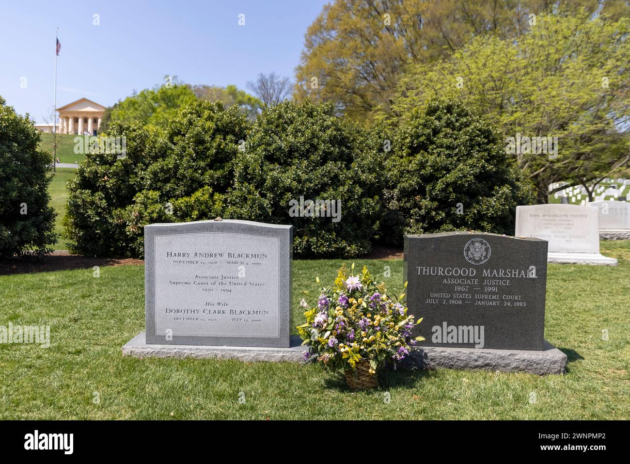 Arlington National Cemetery is the final resting place for many of the nation’s most famous people who’ve served America. Stock Photo