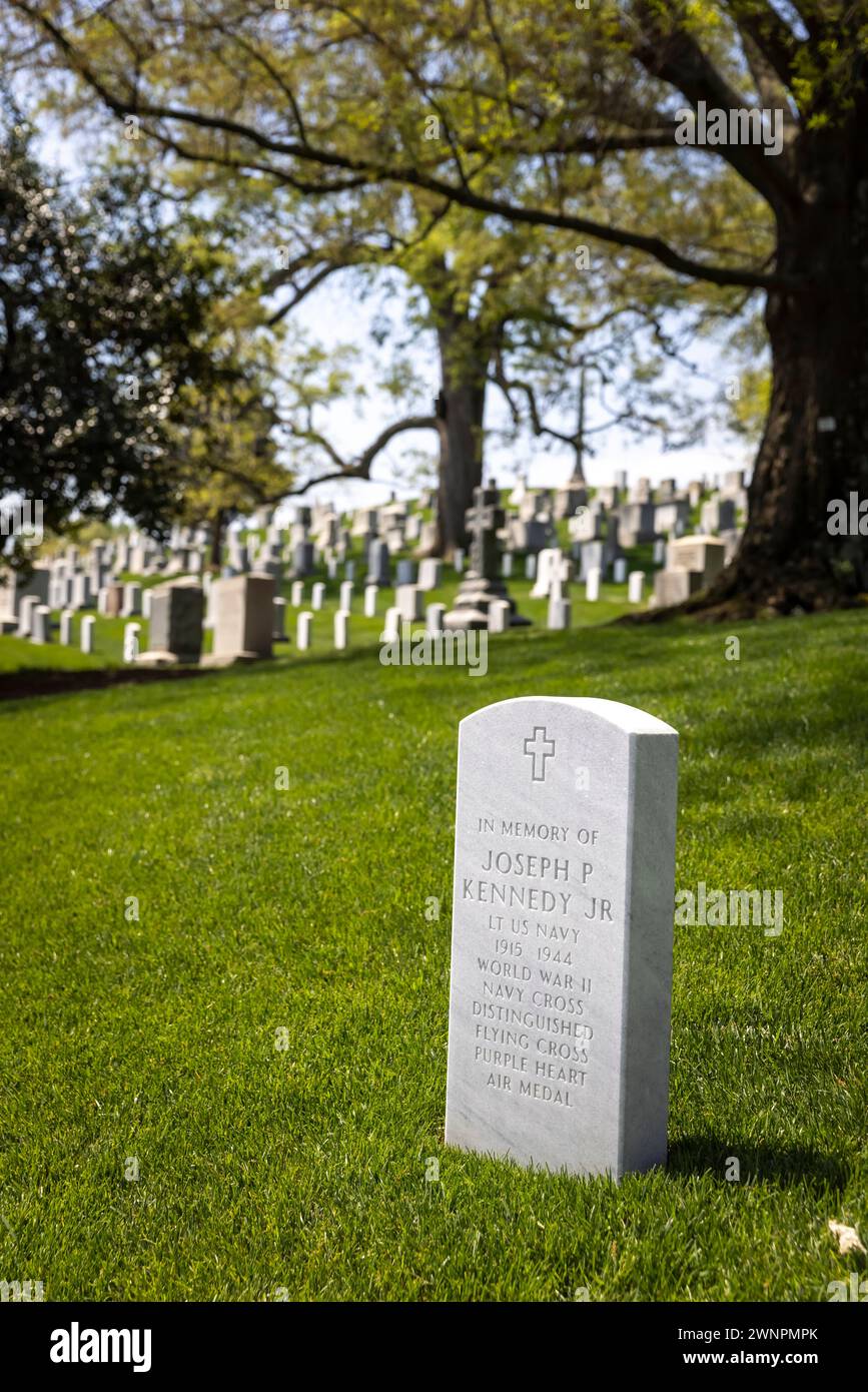 Arlington National Cemetery is the final resting place for Joseph 