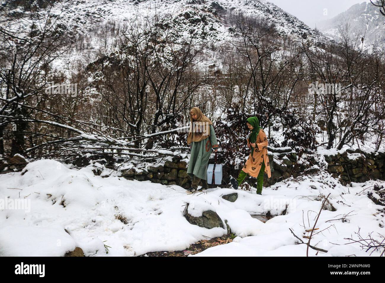 Srinagar, India. 03rd Mar, 2024. A health worker transports Polio vaccine vials during a polio vaccination program for children 0-5 Year Old to eradicate polio virus in Srinagar. on March 03, 2024, Srinagar, India. (Credit Image: © Firdous Nazir/eyepix via ZUMA Press Wire) EDITORIAL USAGE ONLY! Not for Commercial USAGE! Stock Photo