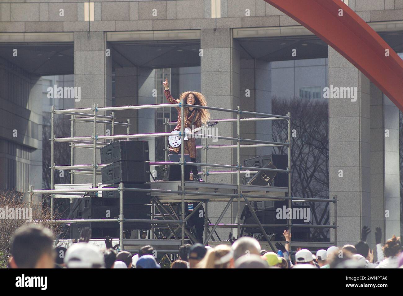 2024/03/03, Tokyo, Start Tokyo Marathon 2024. Guitarist Marty Friedman
