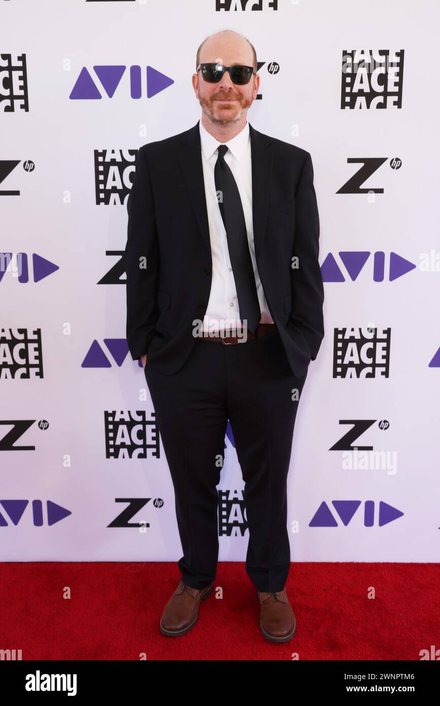 Nick Houy attends the 74th Annual ACE Eddie Awards at Royce Hall on March 03, 2024 in Los Angeles, California. Photo: CraSH/imageSPACE Stock Photo