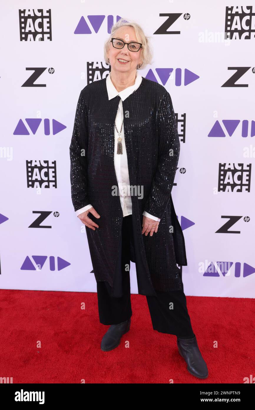 Mink Stole attends the 74th Annual ACE Eddie Awards at Royce Hall on March 03, 2024 in Los Angeles, California. Photo: CraSH/imageSPACE Stock Photo