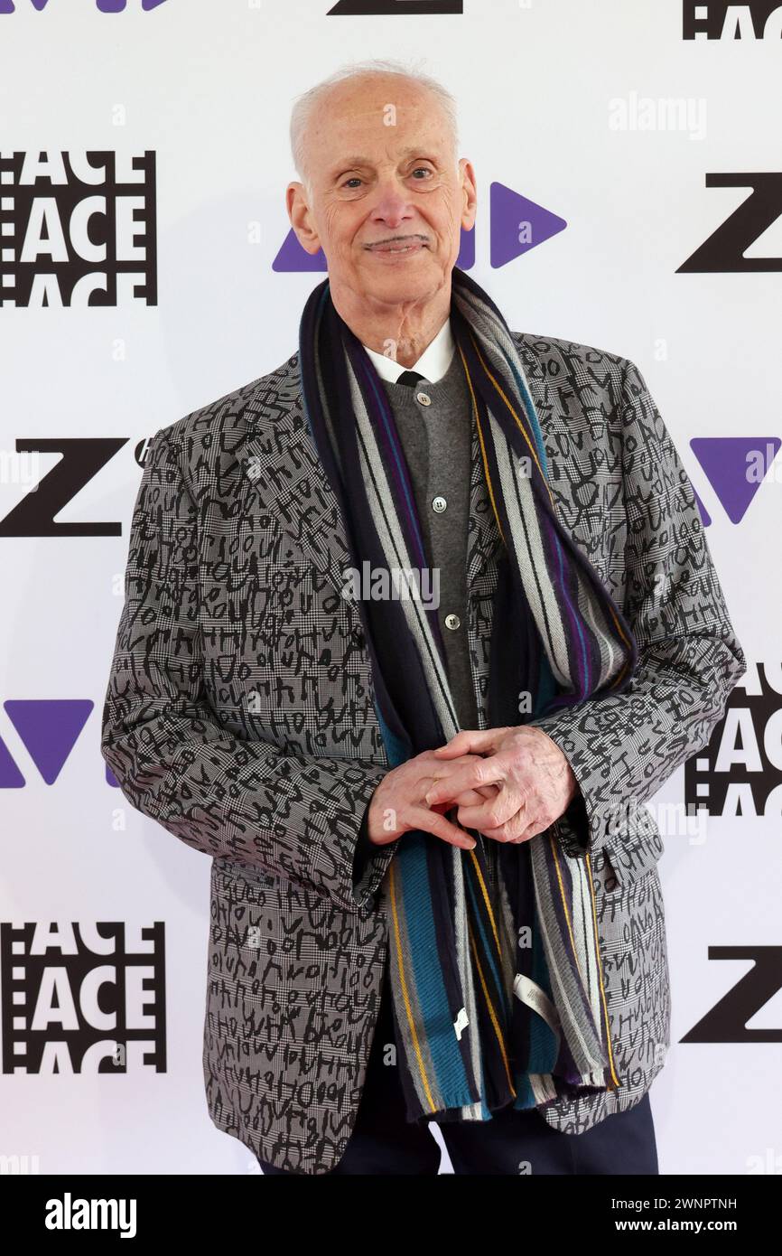 John Waters attends the 74th Annual ACE Eddie Awards at Royce Hall on March 03, 2024 in Los Angeles, California. Photo: CraSH/imageSPACE Stock Photo