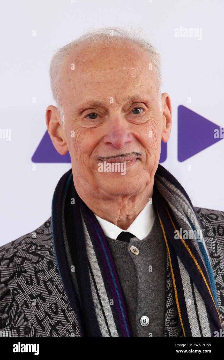 John Waters attends the 74th Annual ACE Eddie Awards at Royce Hall on March 03, 2024 in Los Angeles, California. Photo: CraSH/imageSPACE Stock Photo