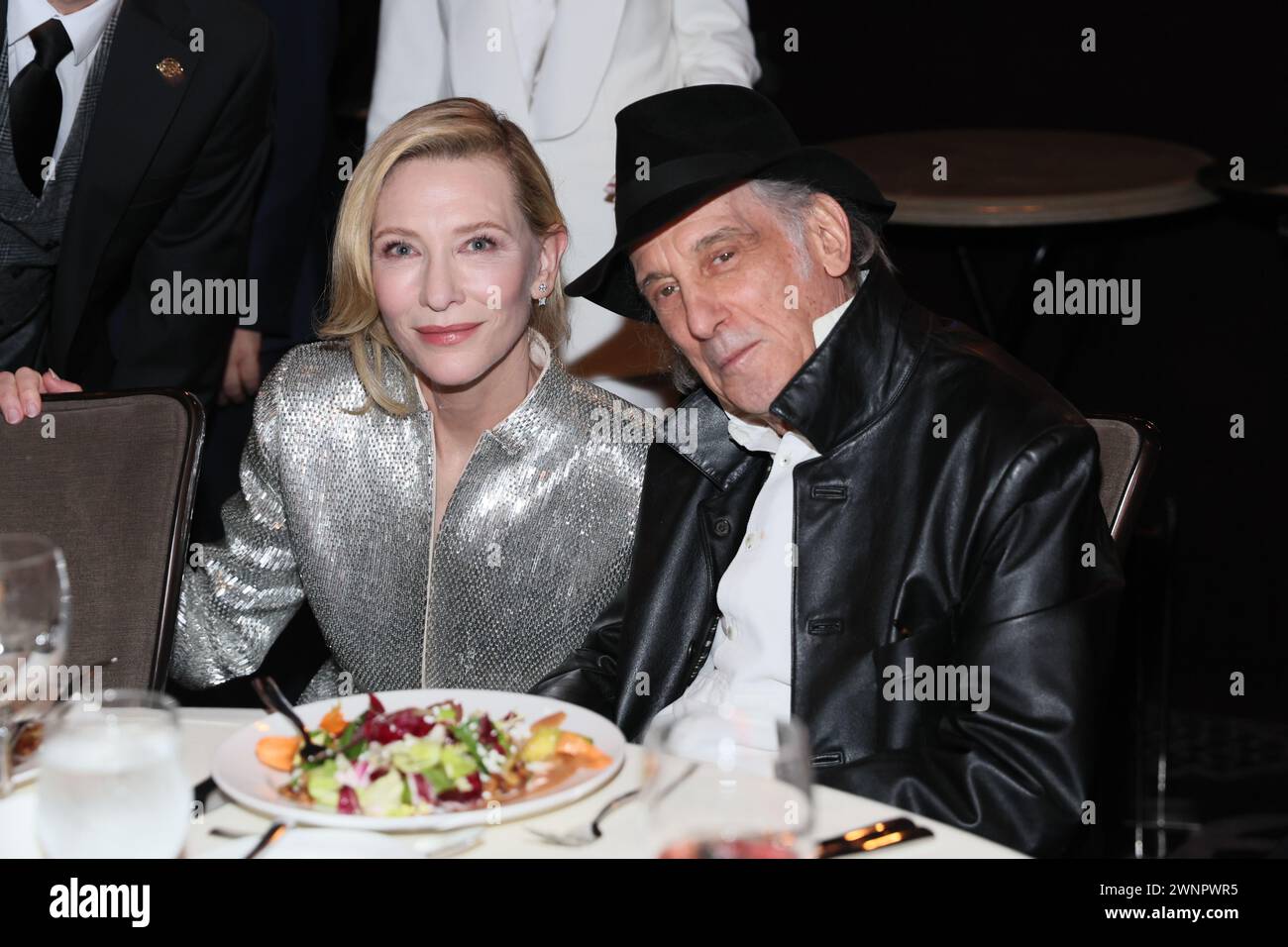 Actor and producer Cate Blanchett, left, and cinematographer Ed Lachman ...