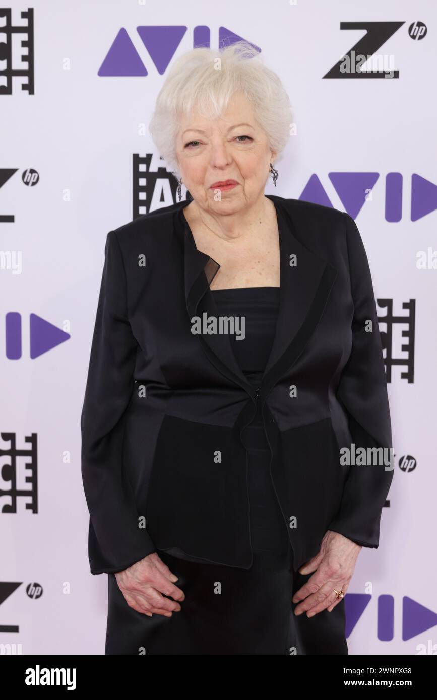 Los Angeles, USA. 03rd Mar, 2024. Thelma Schoonmaker attends the 74th Annual ACE Eddie Awards at Royce Hall on March 03, 2024 in Los Angeles, California. Photo: CraSH/imageSPACE/Sipa USA Credit: Sipa USA/Alamy Live News Stock Photo