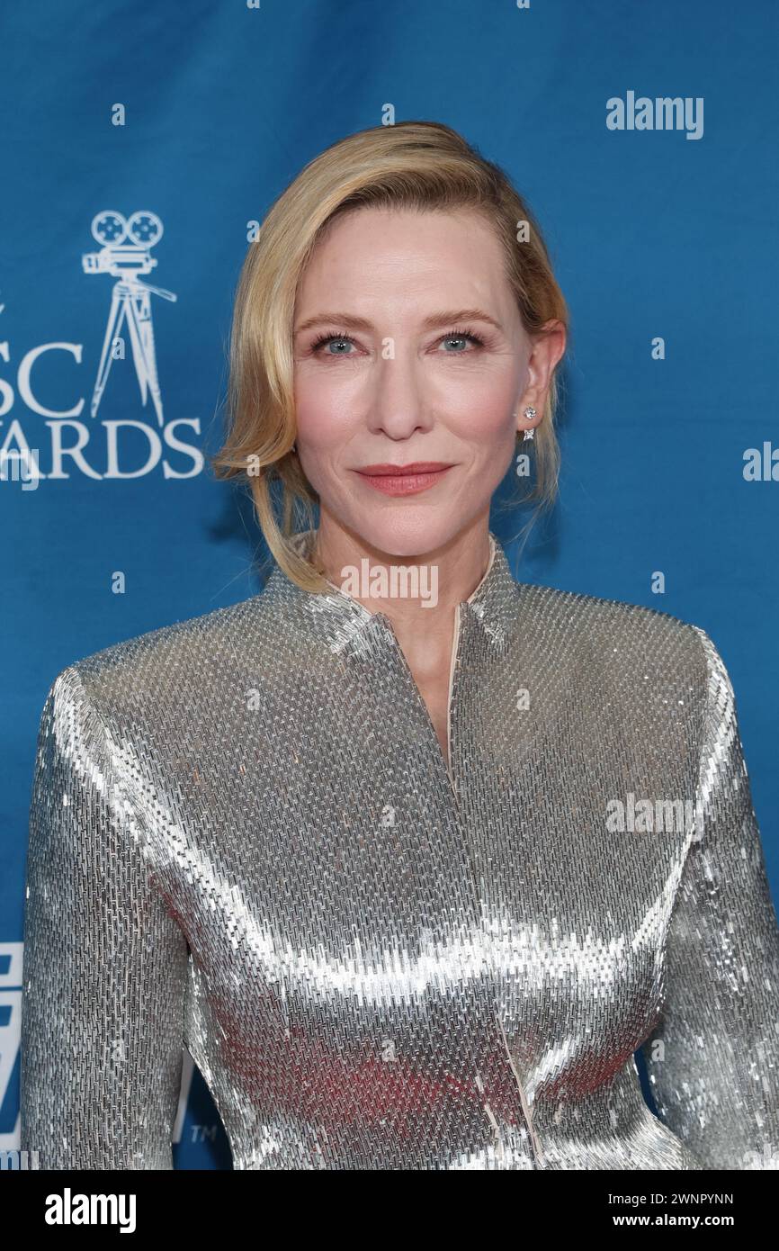 Los Angeles, USA. 03rd Mar, 2024. Actor and producer Cate Blanchett of