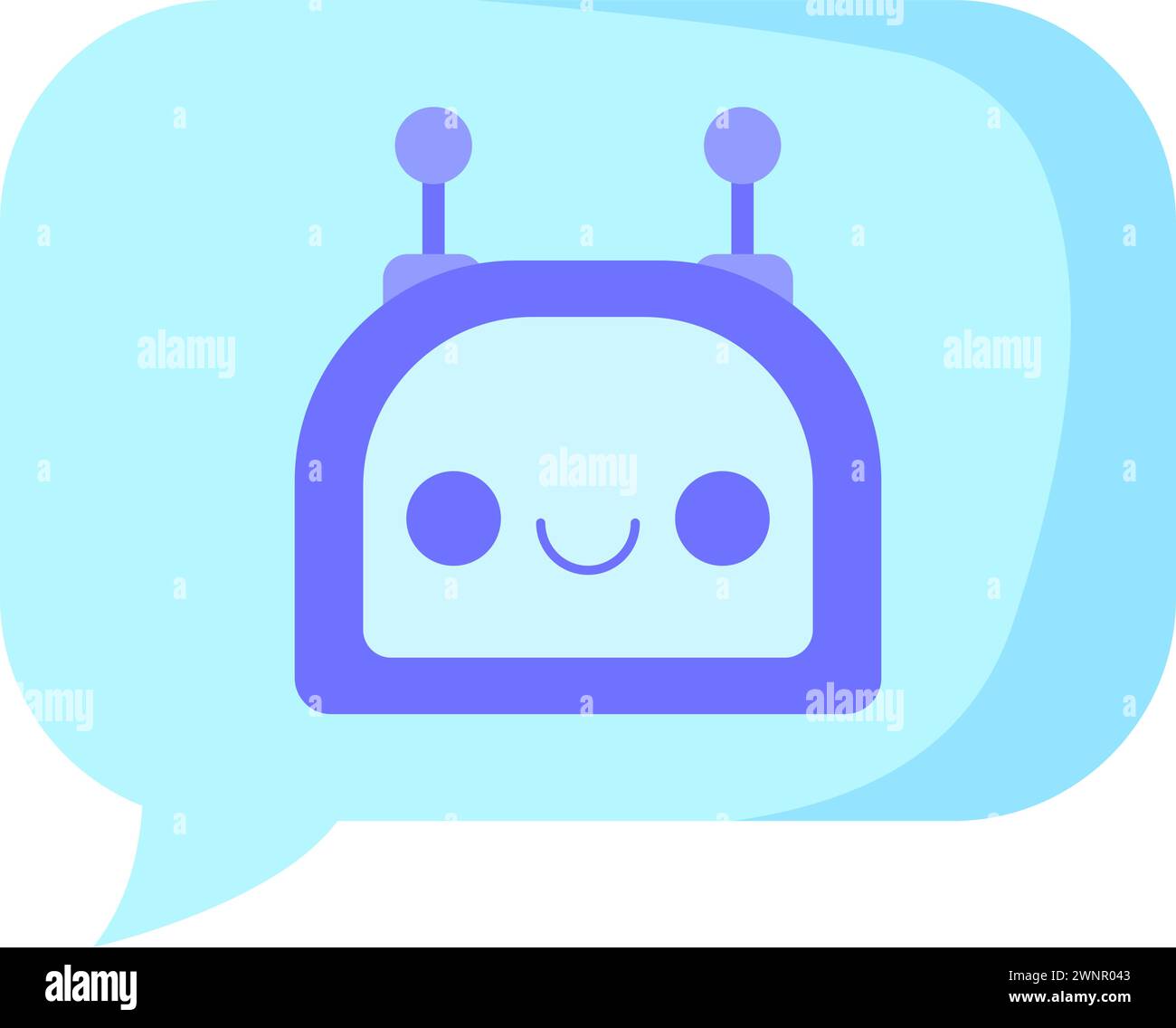 chatbot automatic service Stock Vector Image & Art - Alamy