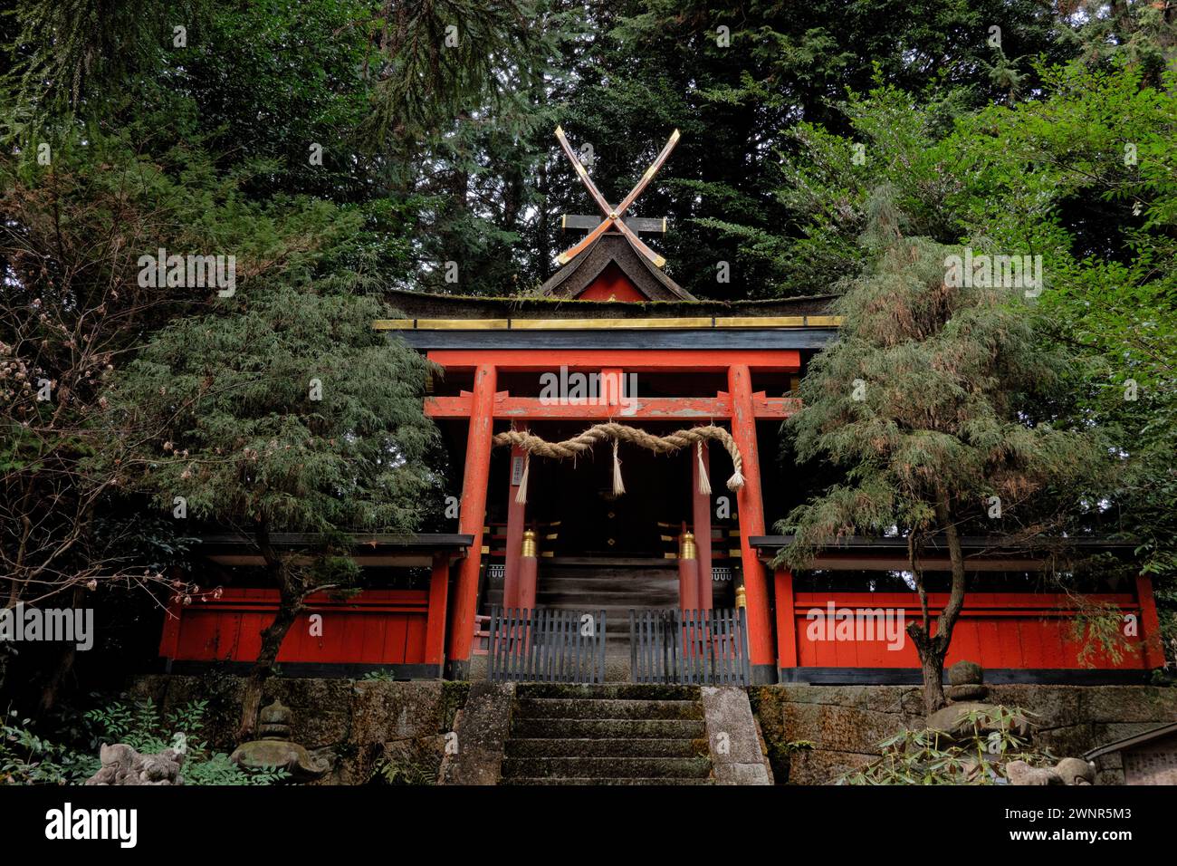 Yagyu Yamaguchi Shrine On The Historical Yagyu Kaido Trail, Nara, Japan 