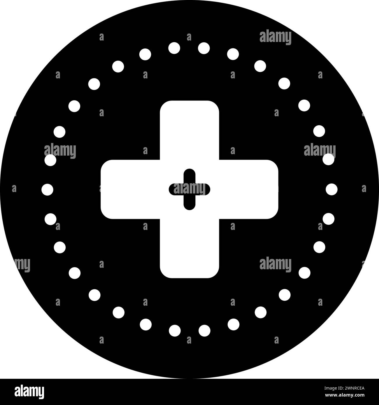 Healthcare plus sign medical Black and White Stock Photos & Images - Alamy