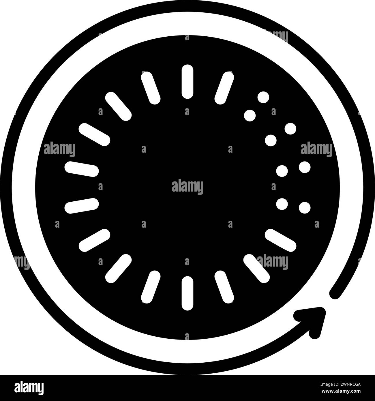 Icon for slow,unhurried Stock Vector Image & Art - Alamy