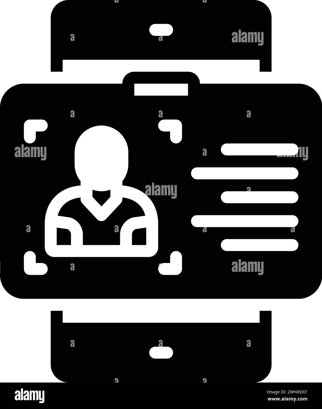 Icon for identification; identity Stock Vector Image & Art - Alamy