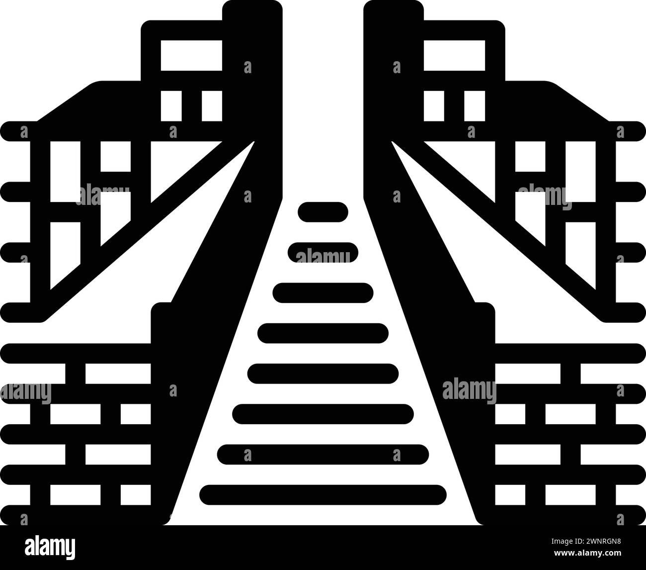 Icon for ur, foothpath Stock Vector Image & Art - Alamy