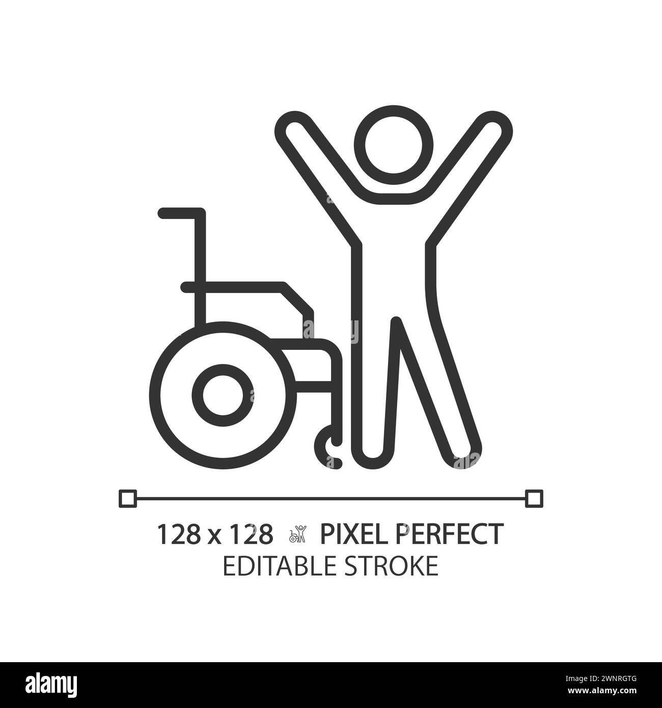 Patient recovery linear icon Stock Vector Image & Art - Alamy