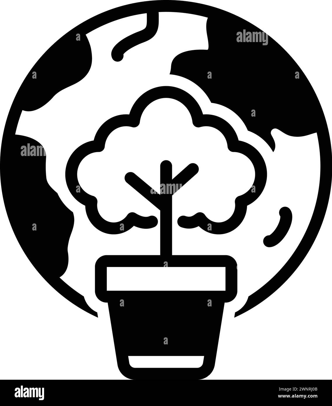 Ecological sustainability vector vectors Black and White Stock Photos ...