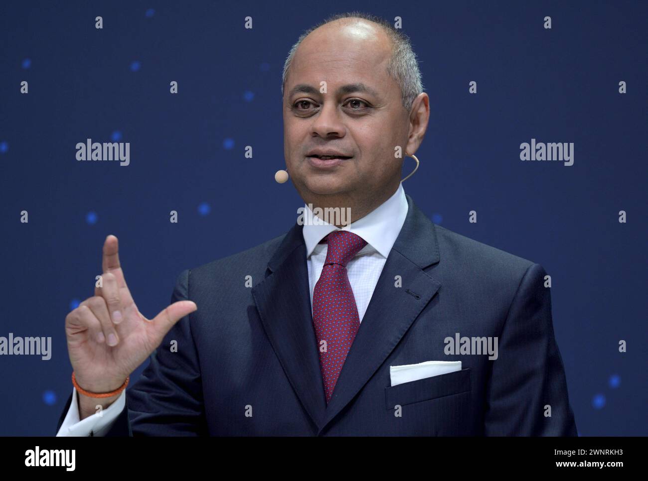 Bilanzpressekonferenz der Fresenius SE am 21.02.2024 : Michael SEN , Vorstandsvorsitzender Annual press conference of Fresenius SE on 21.02.2024 : Michael SEN , CEO *** Annual press conference of Fresenius SE on 21 02 2024 Michael SEN , CEO Annual press conference of Fresenius SE on 21 02 2024 Michael SEN , CEO Stock Photo