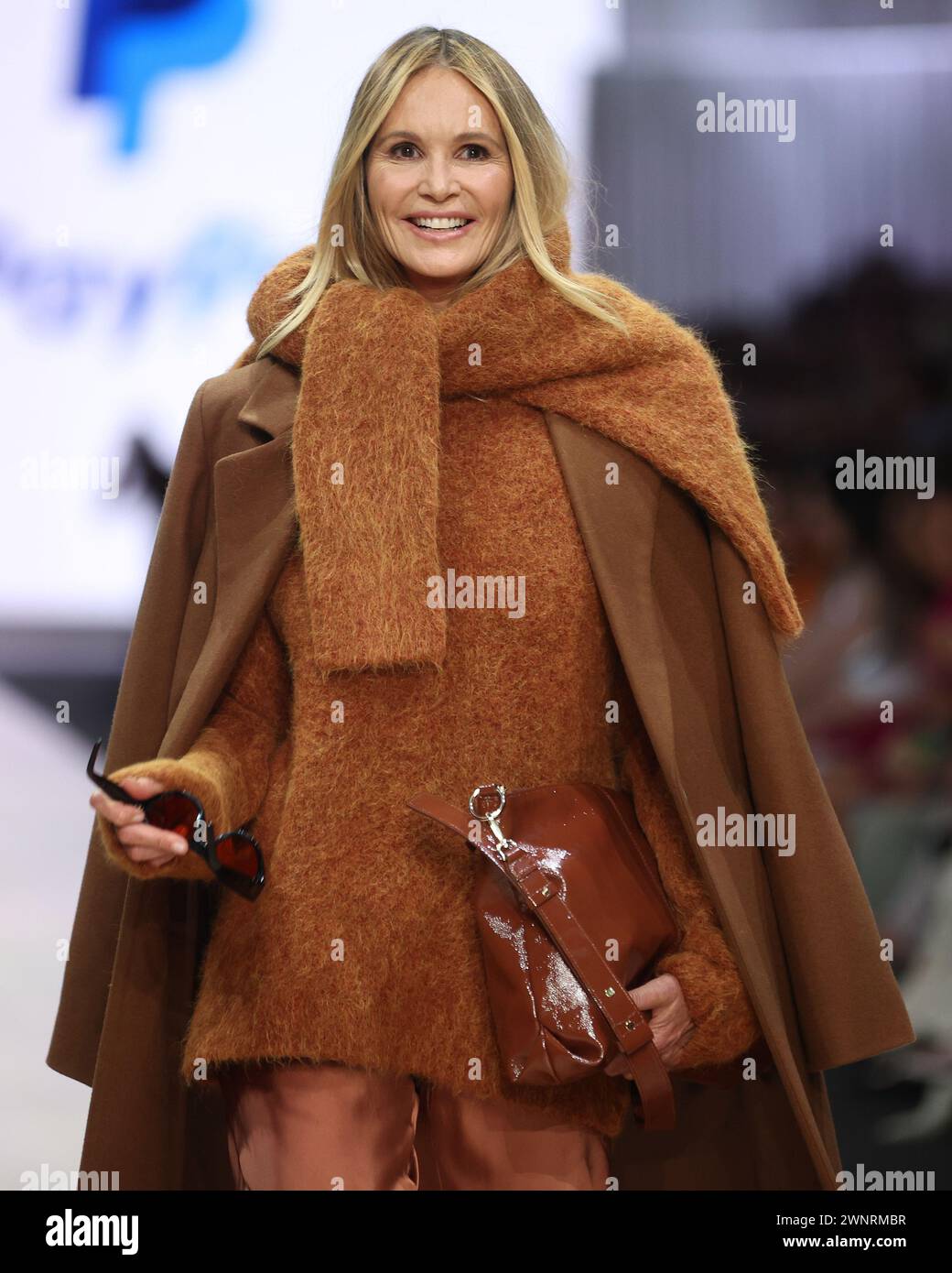 Melbourne, Australia. 04th Mar, 2024. Elle Macpherson walks the runway for Victoria & Woods