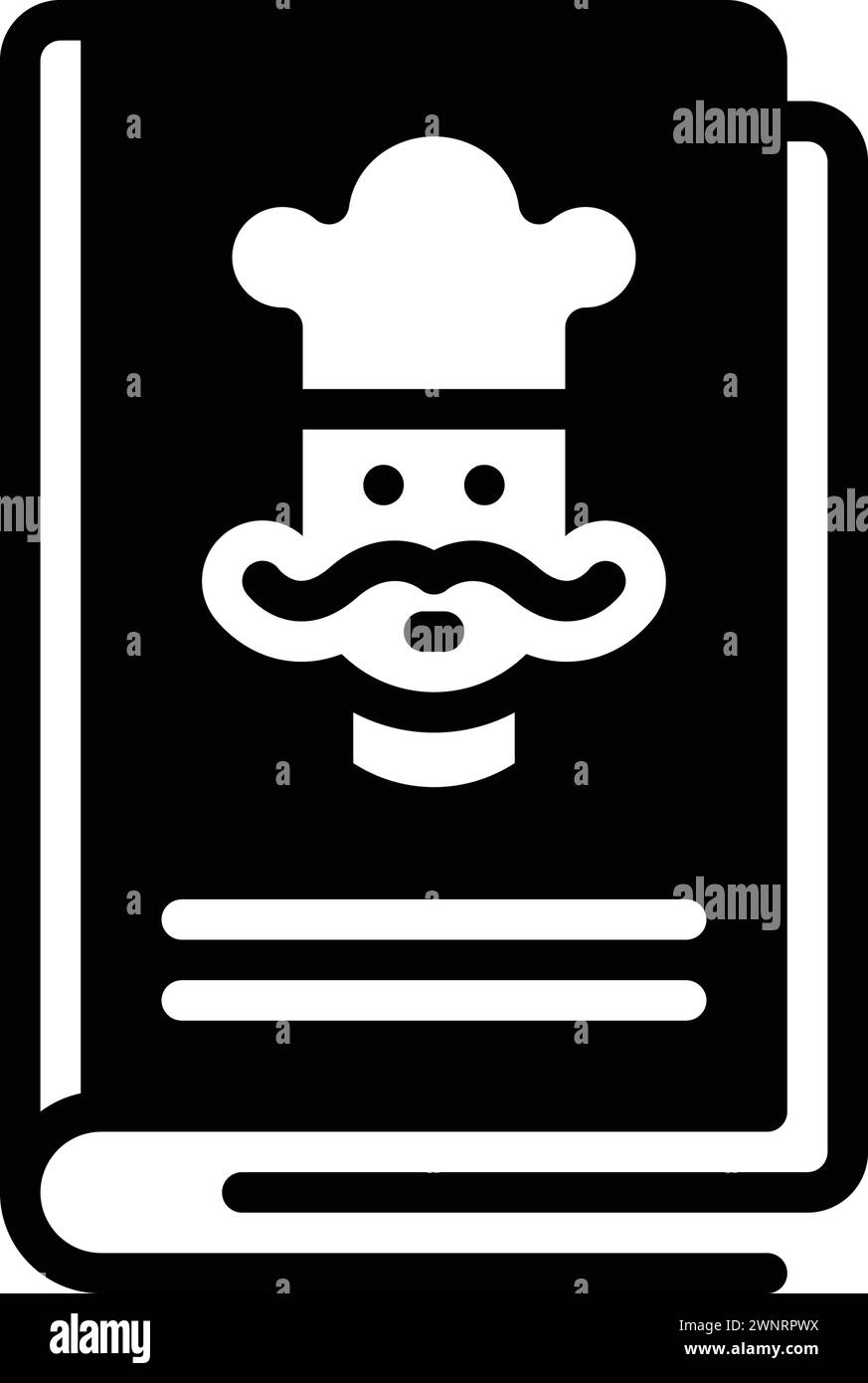 Icon for cookbook,cookery Stock Vector