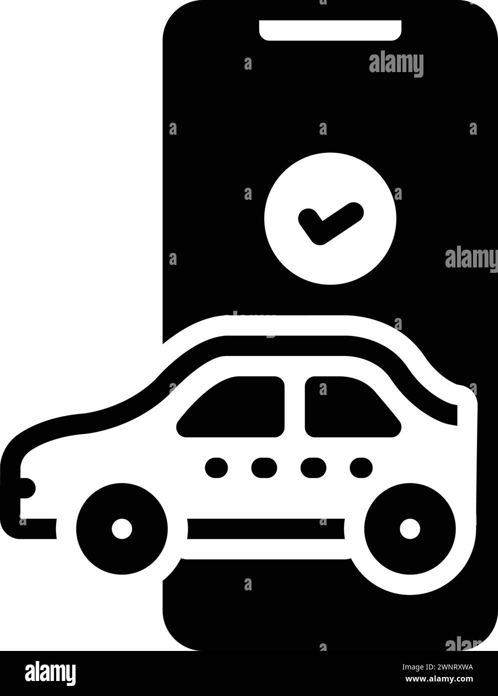 Icon for applicable,suitable Stock Vector