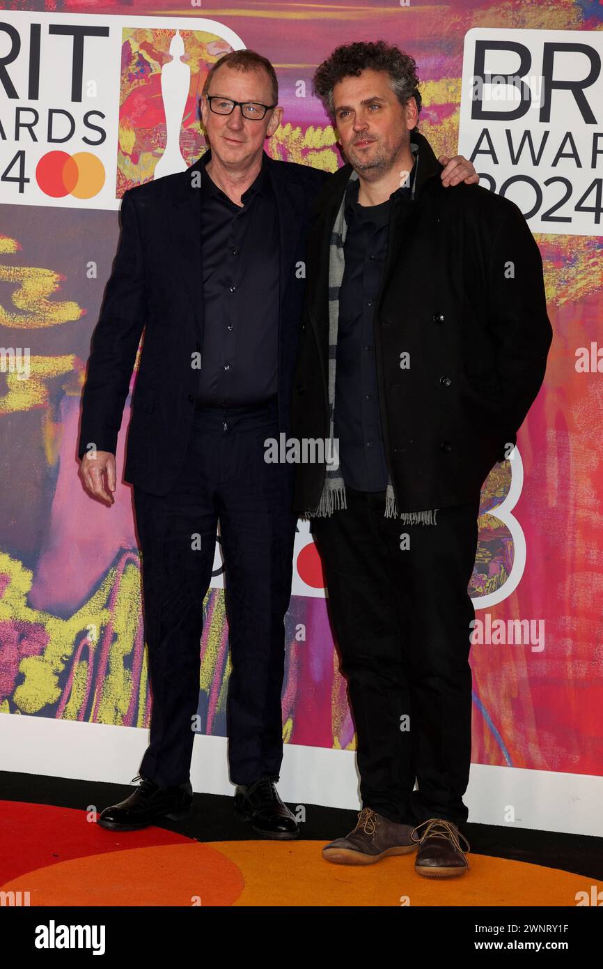 London, UK. 02nd Mar, 2024. Dave Rowntree and James Ford attend the ...
