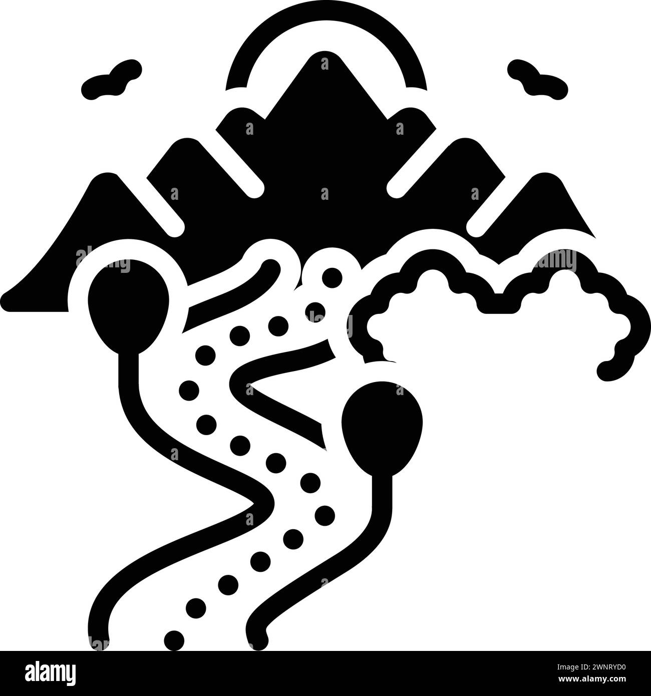 Trails footpath Stock Vector Images - Alamy