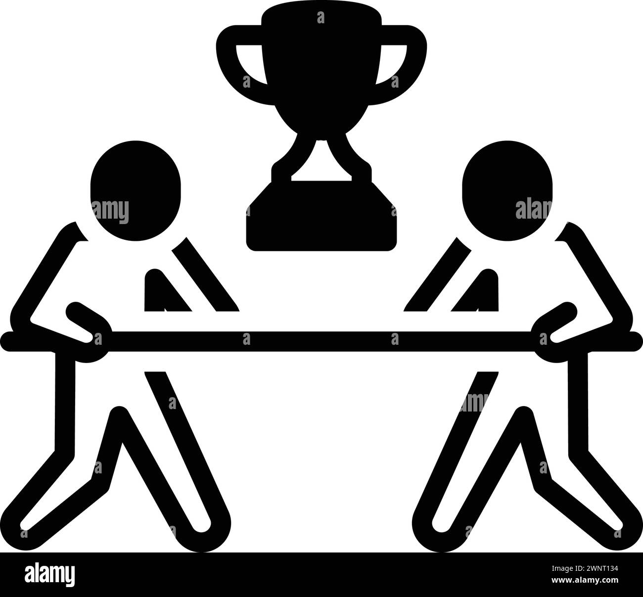 Icon competitiveness rivalry hi-res stock photography and images - Alamy
