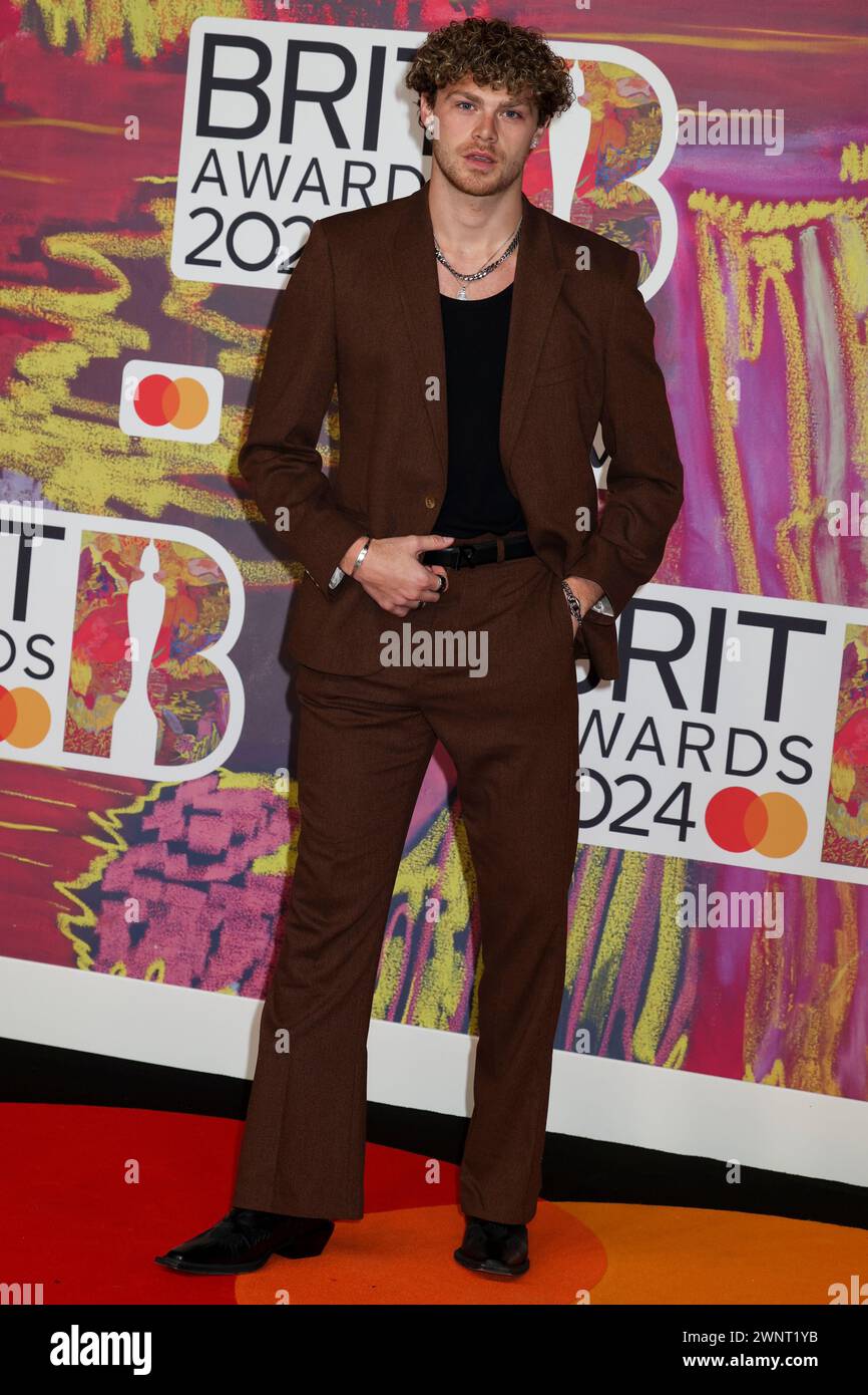 Josh Rian London, UK. 02nd Mar, 2024. Josh Ryan attends the BRIT Awards 2024 at ...