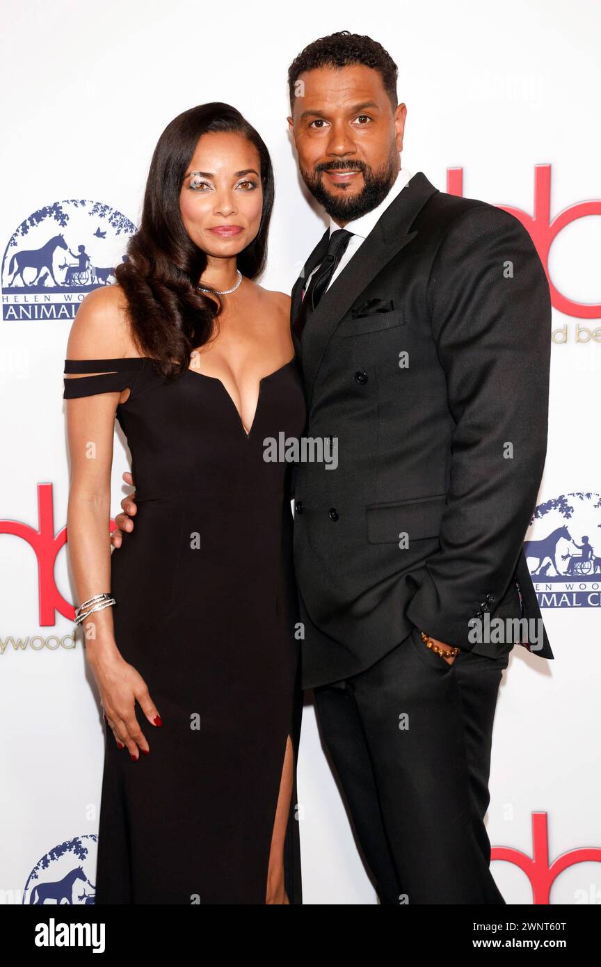 Rochelle Aytes mit Ehemann CJ Lindsey bei der Verleihung der 9