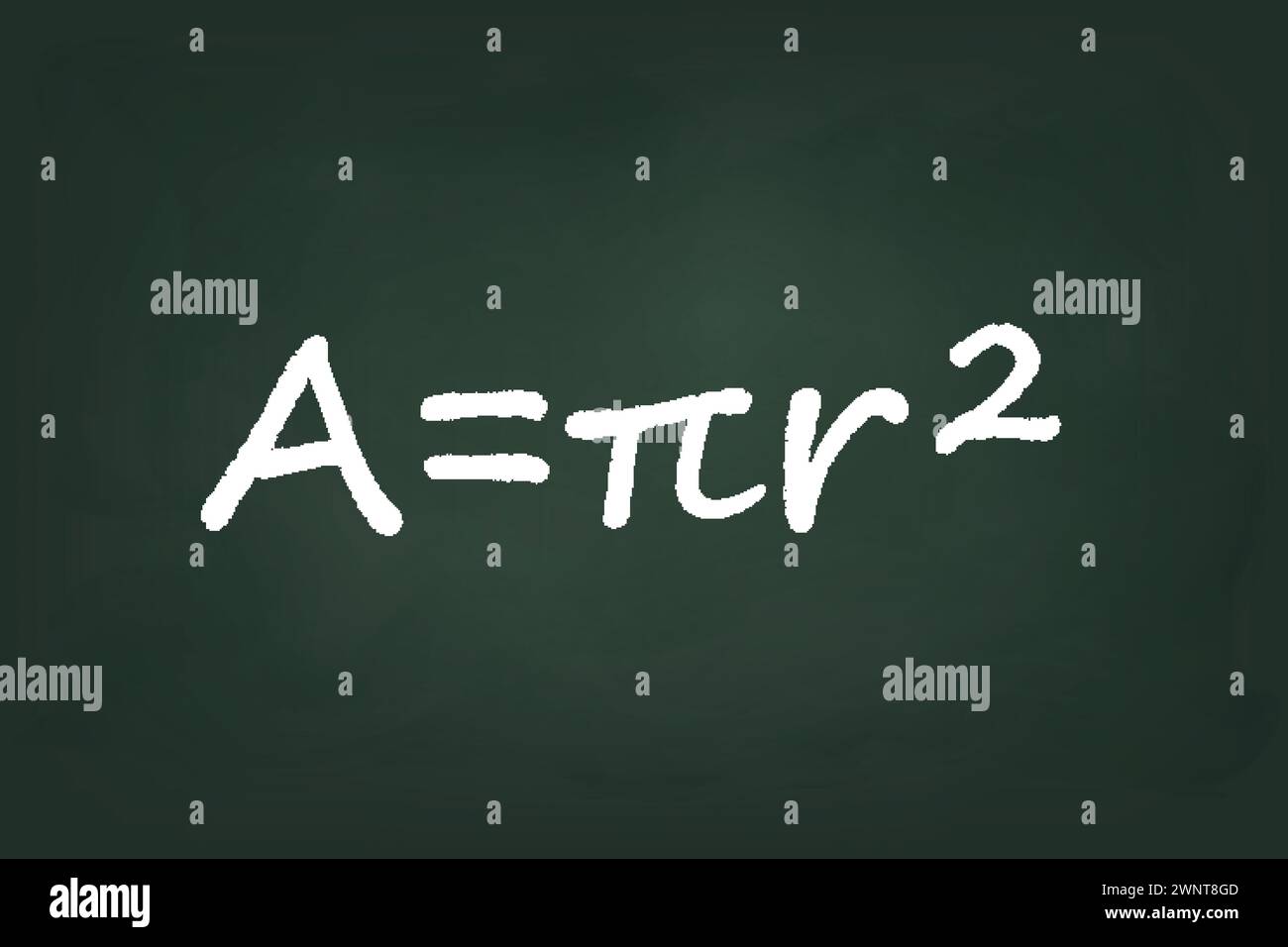 Circle area formula hi-res stock photography and images - Alamy