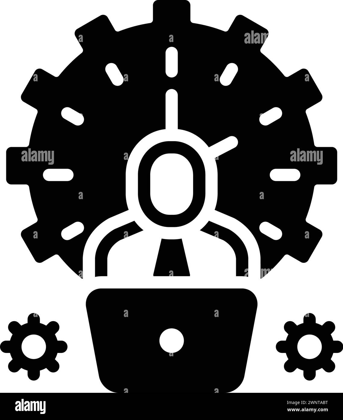 Icon for productive,manufacturing Stock Vector