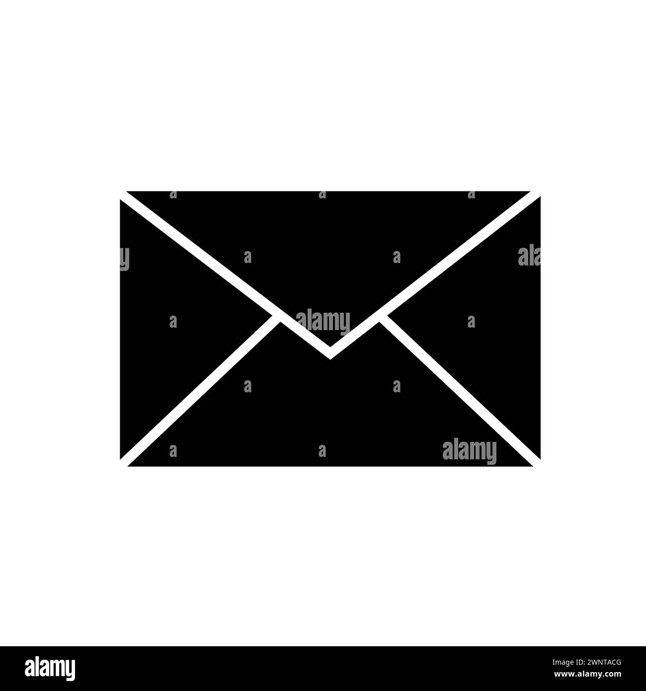 Email icon. Contacts message send. Envelope Mail services. Vector illustration. EPS 10. Stock image. Stock Vector
