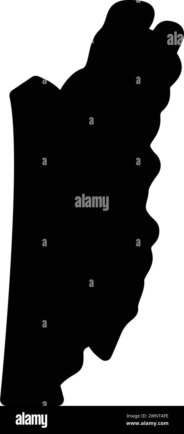 Belize vector map Black and White Stock Photos & Images - Alamy