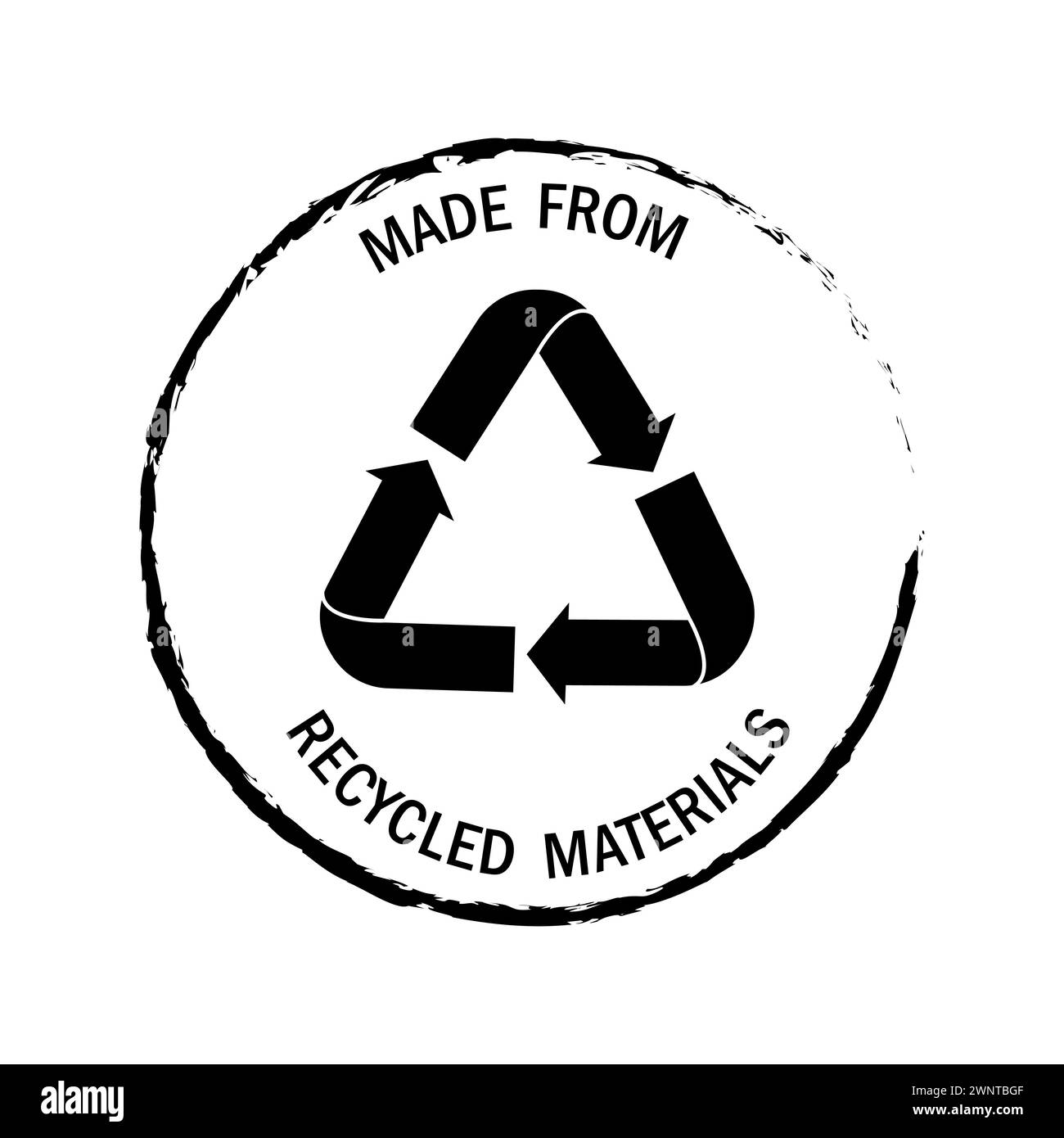 Recycled materials symbol hi-res stock photography and images - Alamy