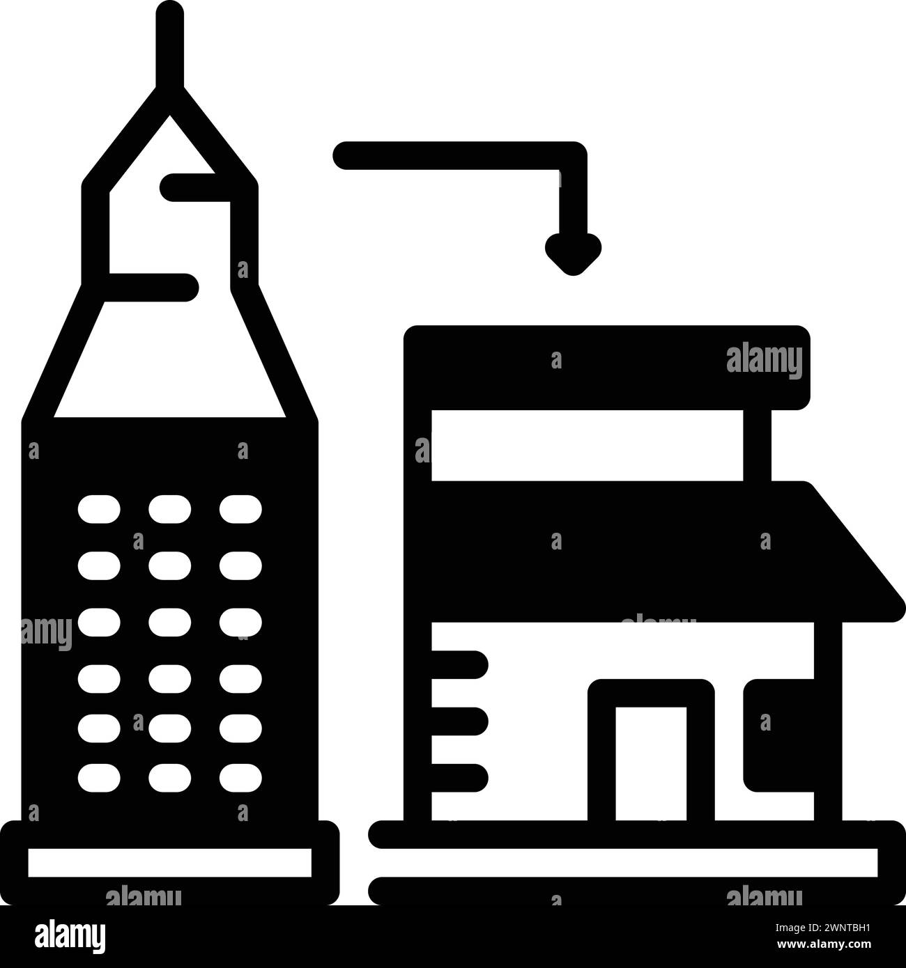 Previously house Stock Vector Images - Alamy