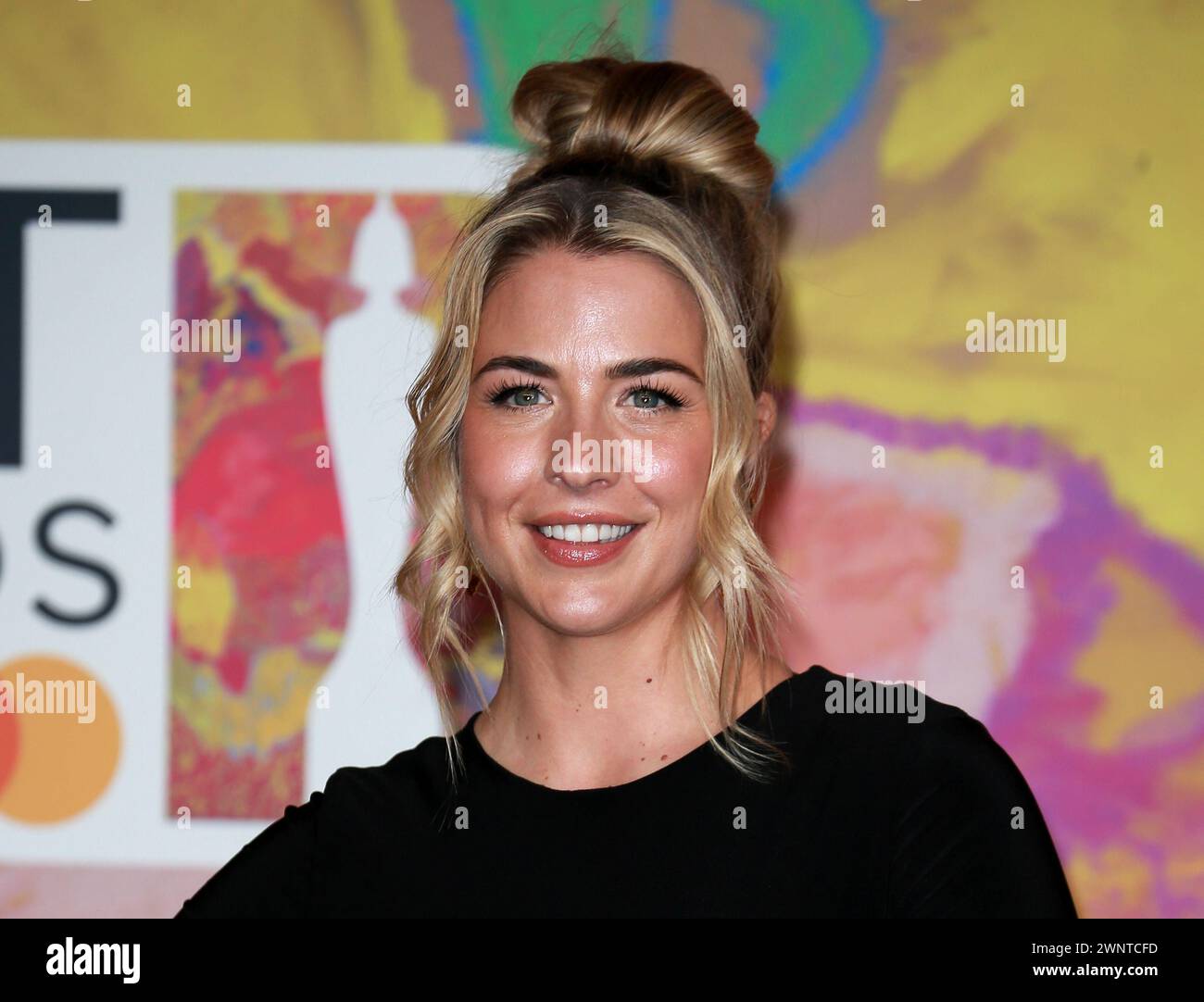 London, UK. 02nd Mar, 2024. Gemma Atkinson attends the BRIT Awards 2024 at The O2 Arena in London. (Photo by Fred Duval/SOPA Images/Sipa USA) Credit: Sipa USA/Alamy Live News Stock Photo