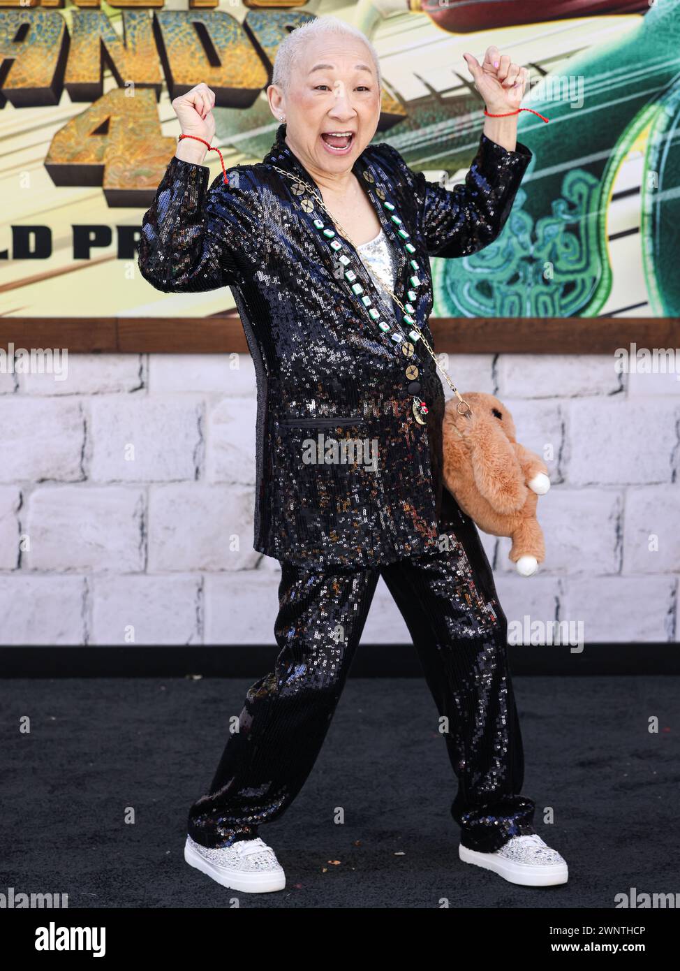 Los Angeles, United States. 03rd Mar, 2024. LOS ANGELES, CALIFORNIA, USA - MARCH 03: Lori Tan Chinn arrives at the World Premiere Of DreamWorks Animation And Universal Pictures' 'Kung Fu Panda 4' held at AMC The Grove 14 on March 3, 2024 in Los Angeles, California, United States. (Photo by Xavier Collin/Image Press Agency) Credit: Image Press Agency/Alamy Live News Stock Photo