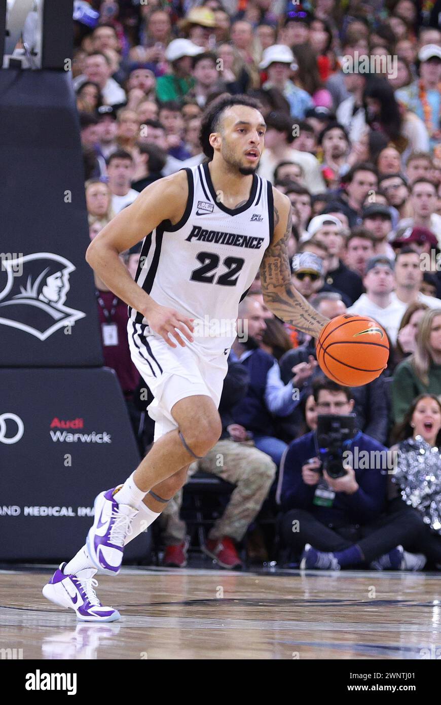 PROVIDENCE, RI - MARCH 02: Providence Friars Guard Devin Carter (22 ...