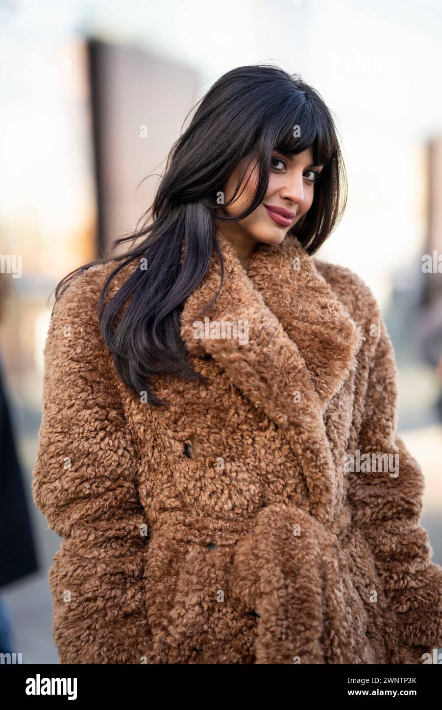 Jameela Jamil attends the Stella McCartney Fall/Winter 20242025 ready