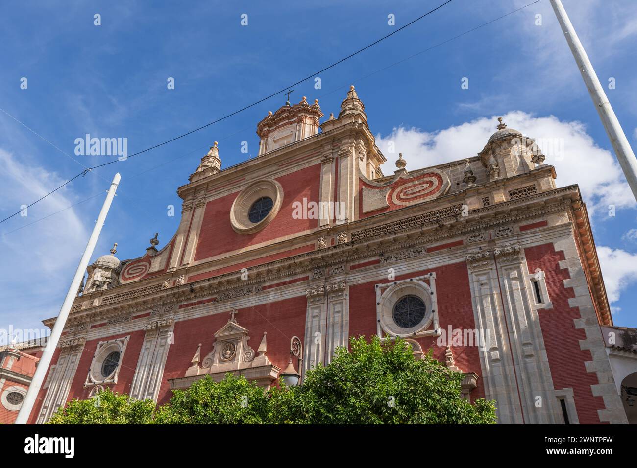 Church of the Divine Savior - Iglesia Colegial del Divino Salvador in Seville, Andalusia, Spain. Stock Photo