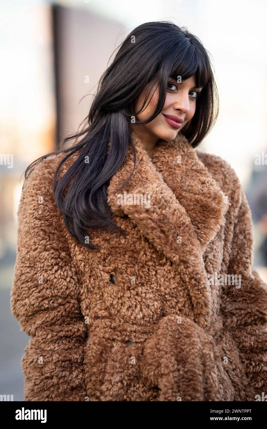 Jameela Jamil attends the Stella McCartney Fall/Winter 20242025 ready