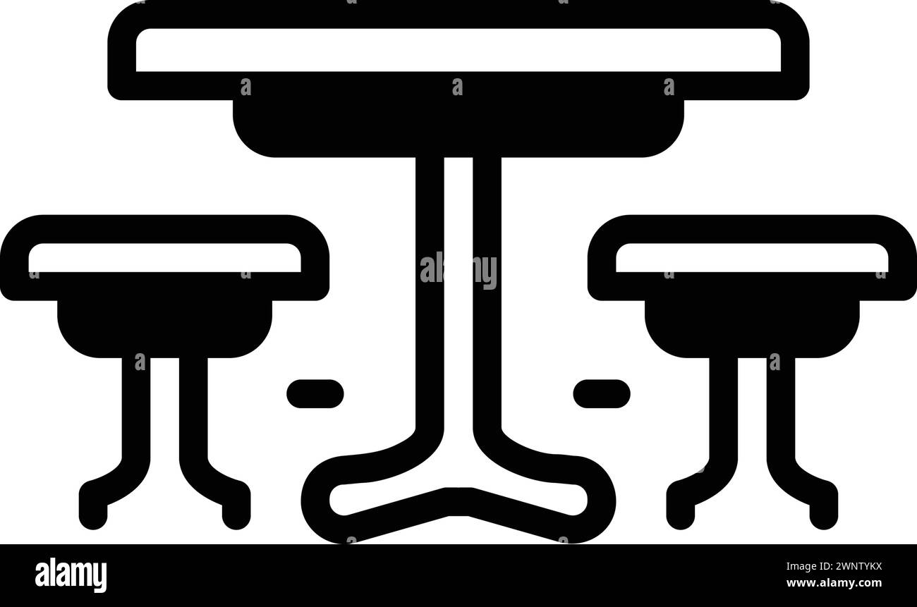 Sitting tables Stock Vector Images - Alamy