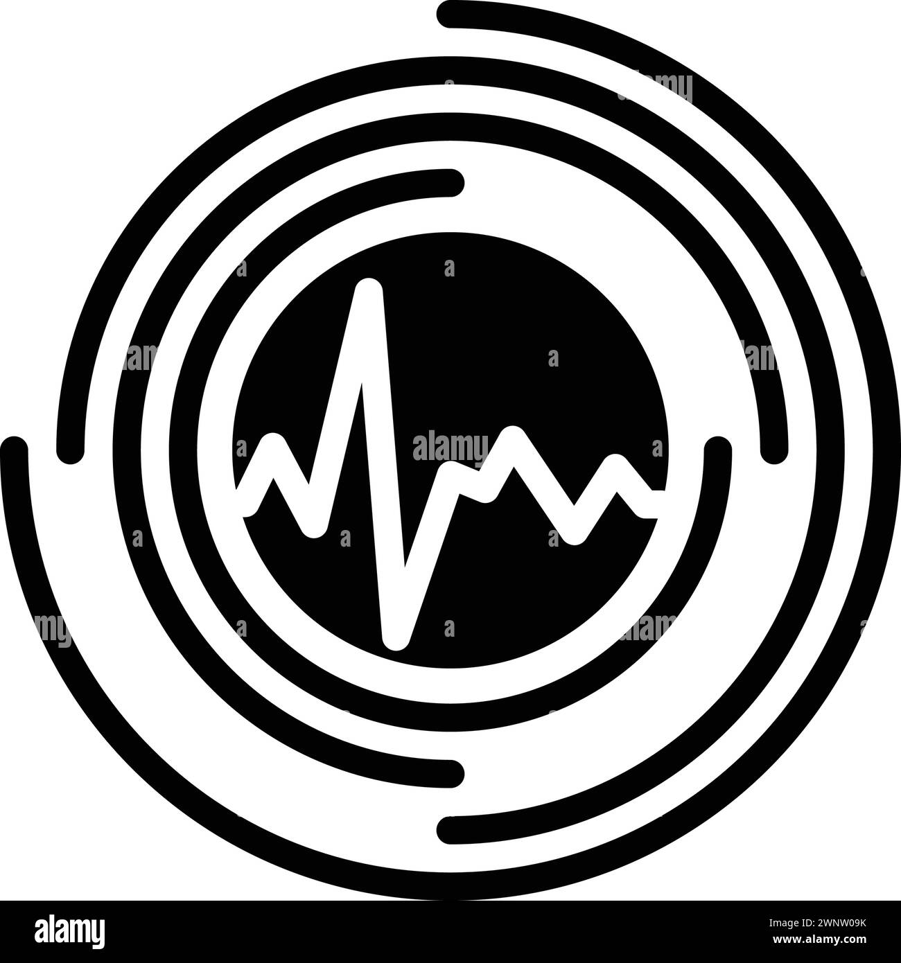Icon for rhythm,cadence Stock Vector