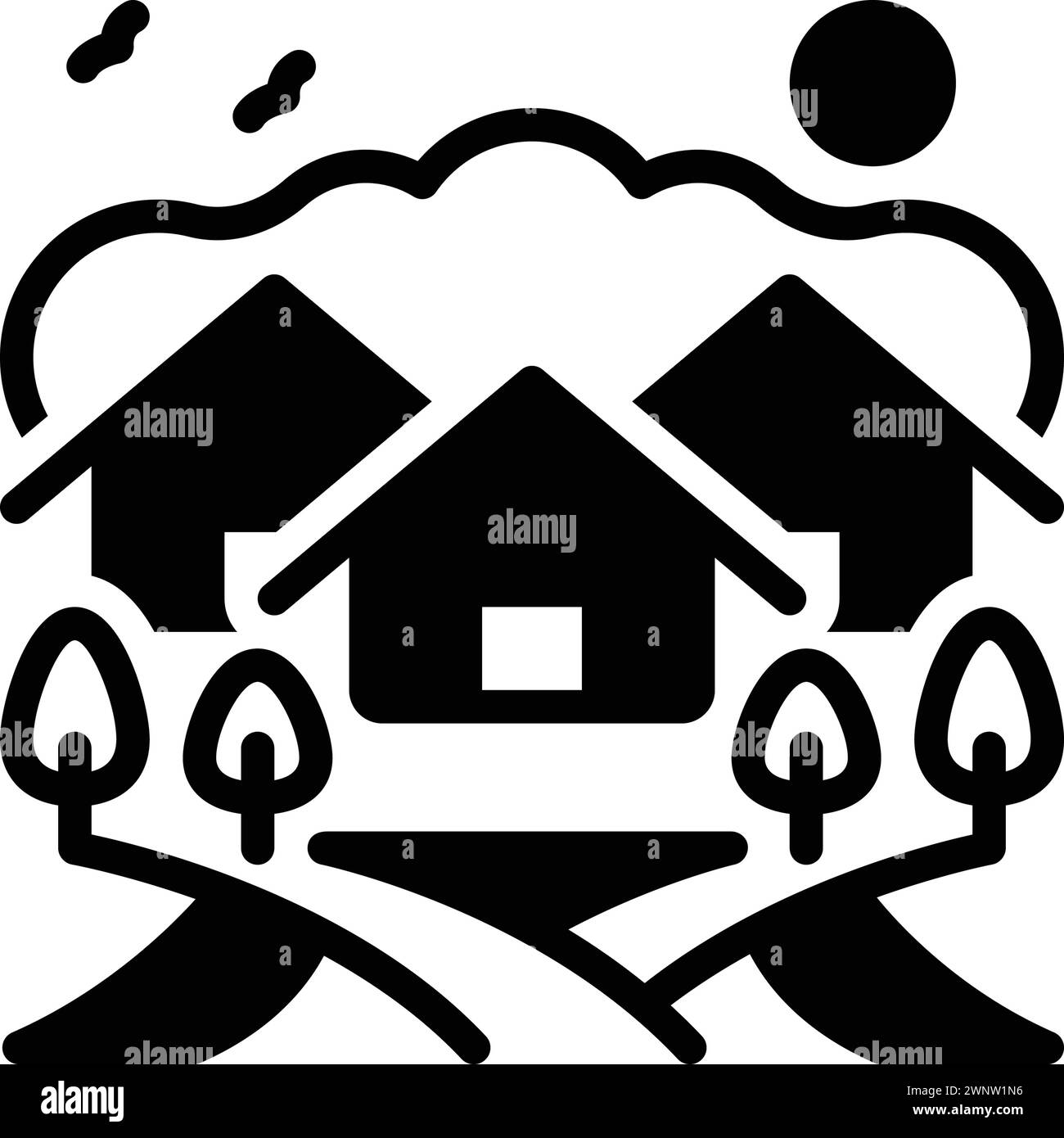 Pueblo rural Stock Vector Images - Alamy