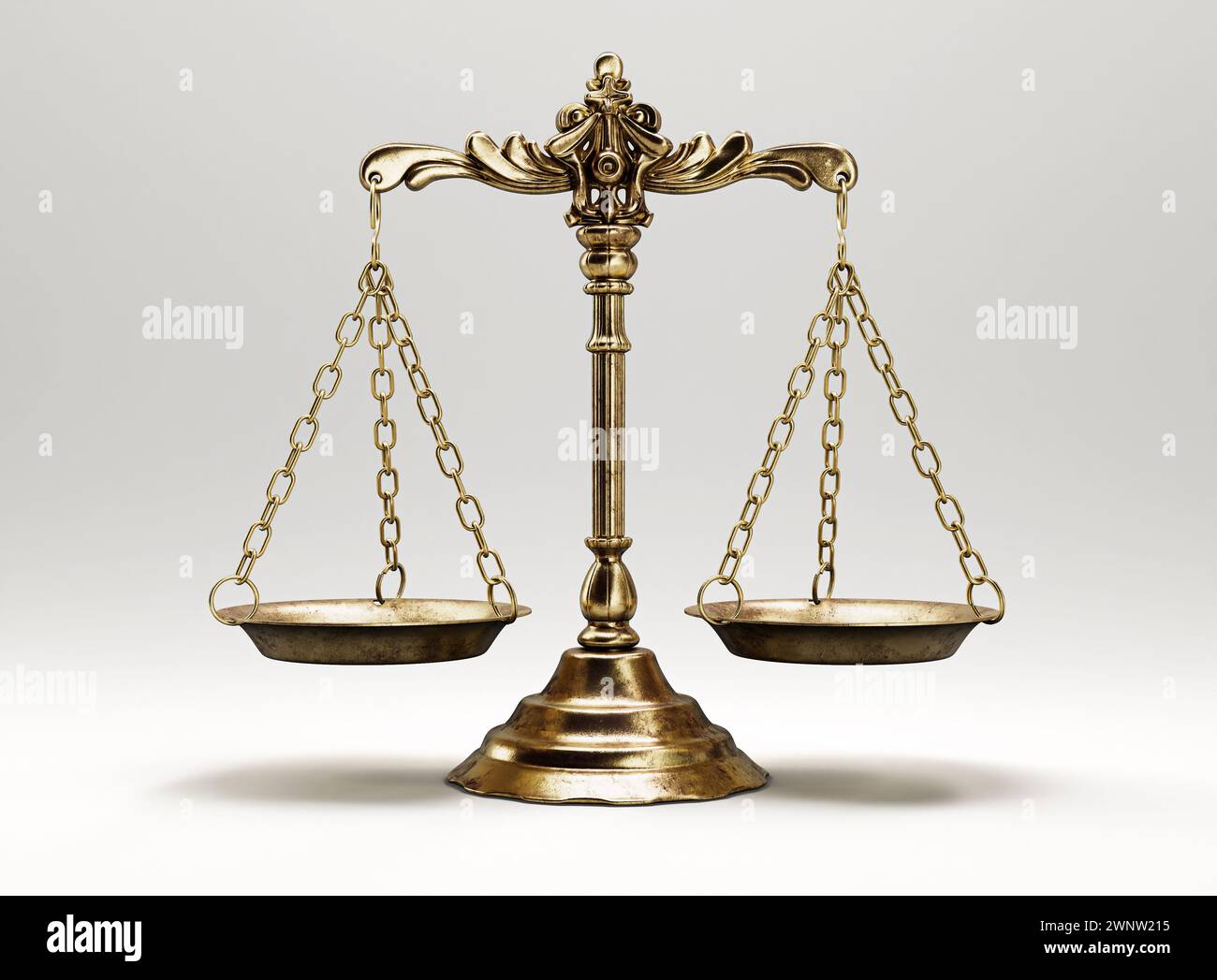 Gold bar on scales hi-res stock photography and images - Alamy