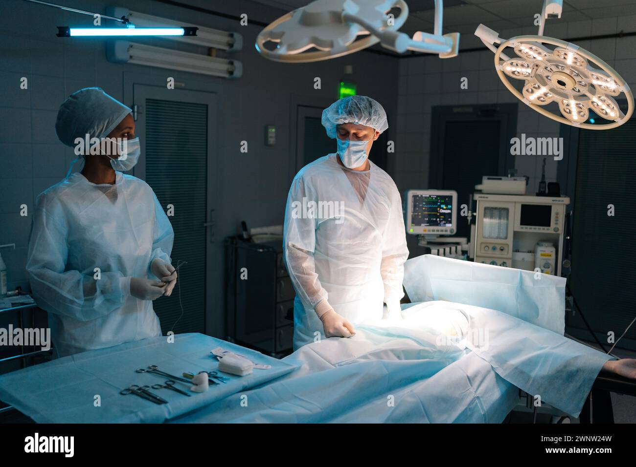 Skilled african american doctor hi-res stock photography and images - Alamy