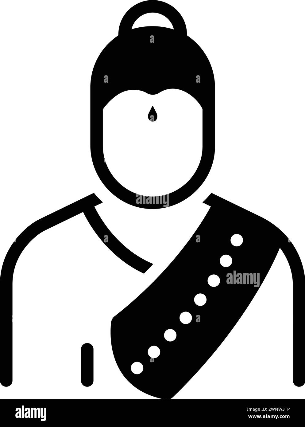 Woman distaff illustration Black and White Stock Photos & Images - Alamy