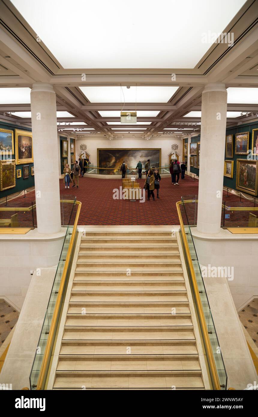 General view of painting collection / paintings inside and the interior ...