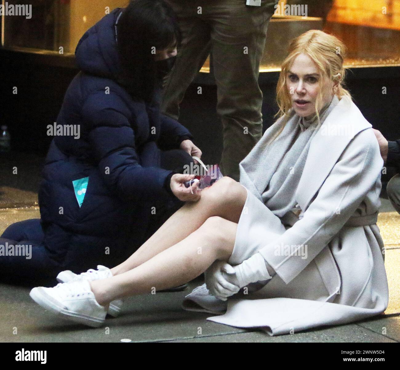 Nicole Kidman Filming Of 'Babygirl' In New York City Featuring: Nicole ...