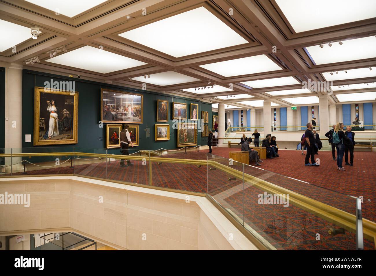General view of painting collection / paintings inside and the interior ...